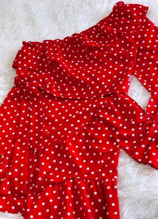 I saw it first cheap red polka dot dress