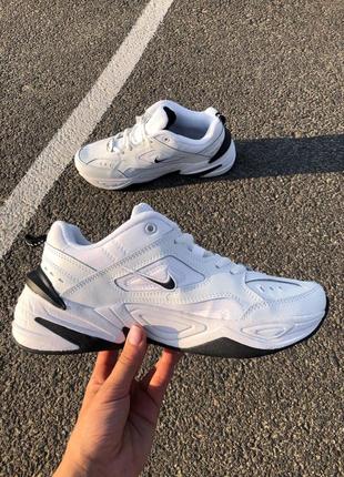 Nike m2k black/white женские кроссовки найк м2к текно