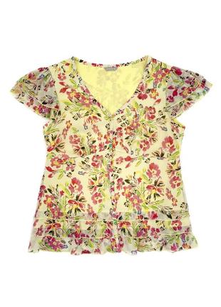 Літня шифонова блузка per una m&s, xl/xxl1 фото