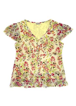 Летняя шифоновая блузка per una m&s, xl/xxl
