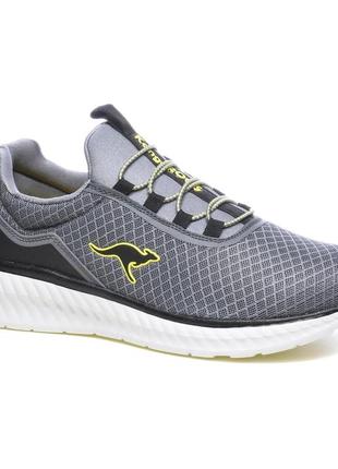 Кроссовки kangaroos 79175-000-2019 km-mate steel grey/jet black, код: 34958, последний размер: 44