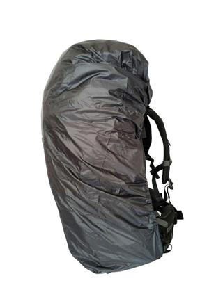 Дощовик для рюкзака raincover synevyr  xl - 100л темно-сірий