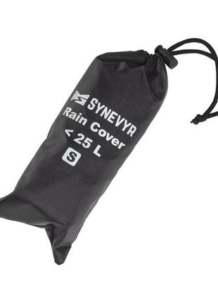 Дощовик для рюкзака raincover s до 25л synevyr темно-сірий3 фото