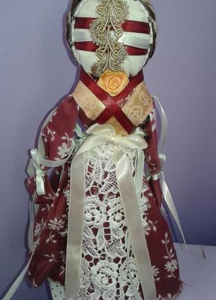 Текстильная кукла хендмейд-мотанка-сувенир подарок оберег1 фото