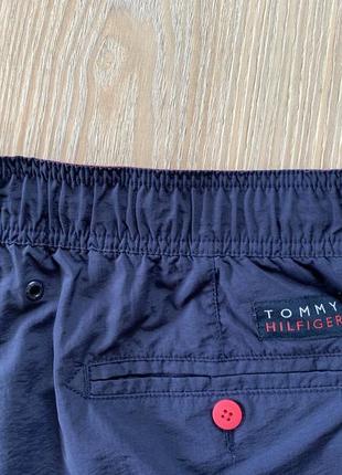 Мужские летние пляжные шорты с нашивкой tommy hilfiger4 фото