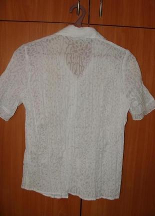 Белая нарядная блуза2 фото