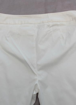 Белые прямые брюки john galliano5 фото