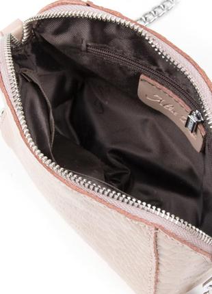 Женская сумочка клатч кроссбоди/ женская кожаная сумка через плечо / стильная мини сумочка с цепочкой / клатч с цепочкой4 фото