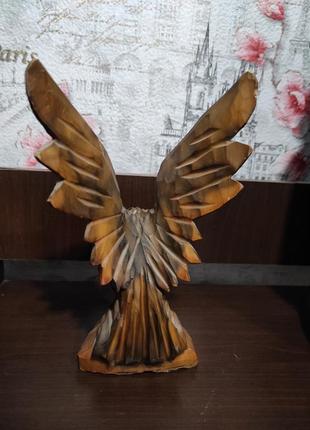 Статуетка орел, коршун дерево. раритет. ссср7 фото