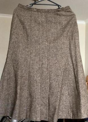 Юбка миди 100% шерсть германия hichmoor м