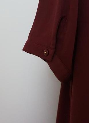 Блуза летняя с коротким рукавом цвет марсала mint&berry размер 407 фото