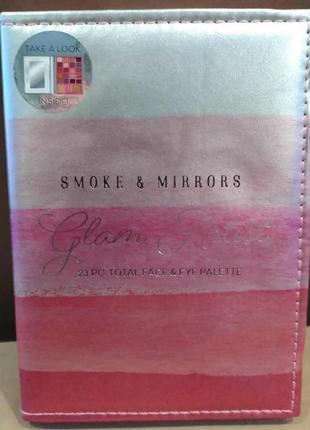 Гламурная палетка для лица и глаз smoke & mirrors glam artist 23 элемента.1 фото