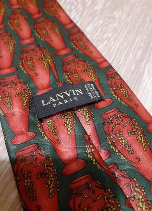 Шелковый галстук краватка lanvin paris7 фото