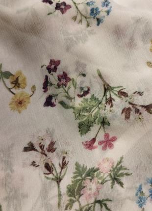 Нежная блуза блузка в цветы3 фото