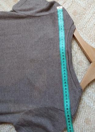 Трикотажне коротке плаття, туніка з оборками, кокеткою внизу, kiabi, розмір 42/44 євро8 фото