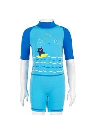 Tribord decathlon детский купальный комбинезон купальник мальчику upf 50+ 9-12 м 74-80см