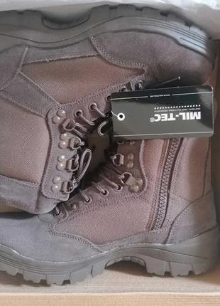 Берцы tactical side zip boots mil-tec военные всесезонные