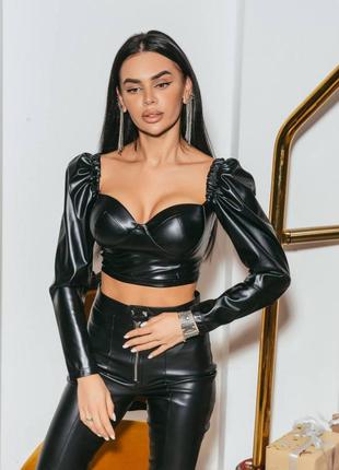 Топ з екошкіри, можливий торг 🔥