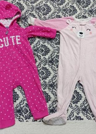 Флісовий ромпер, чоловічки carter ' s   18 міс