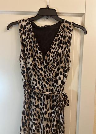 Красиве довге леопардове плаття американського відомого бренду inc. international concepts!3 фото