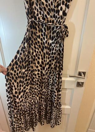 Красиве довге леопардове плаття американського відомого бренду inc. international concepts!5 фото