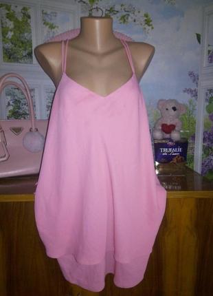 Майка річна великий розмір 18 р гарна спинка