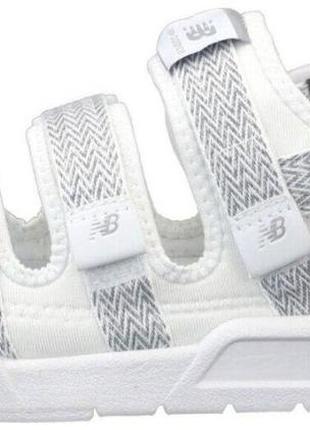 Женские сандалии new balance sandals white (босоножки нью беланс, белые)