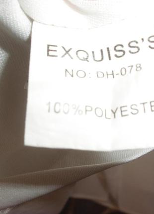 Миле біле коротке плаття exquiss's paris з отлетной кокеткою8 фото