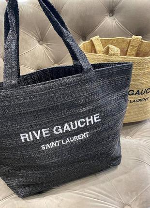 Сумка соломенная пляжная rive gauche