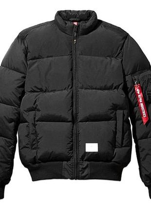 Зимняя куртка alpha industries ma-1 quilted бомбер дутик