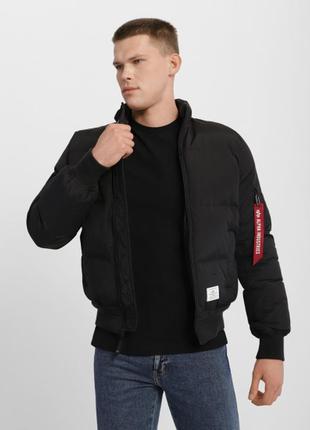 Зимняя куртка alpha industries ma-1 quilted бомбер дутик4 фото