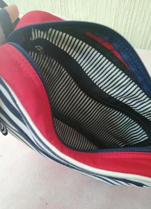 Сумка через плечо в полосу. летняя сумочка. сумка для прогулок.2 фото