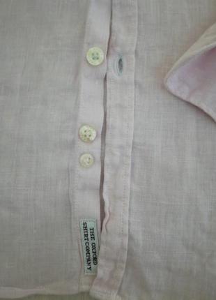 Сорочка чоловіча 100% льон від oxford shirt c5 фото