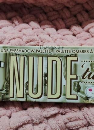 Палетка тінів ддя повік nude tude, thebalm