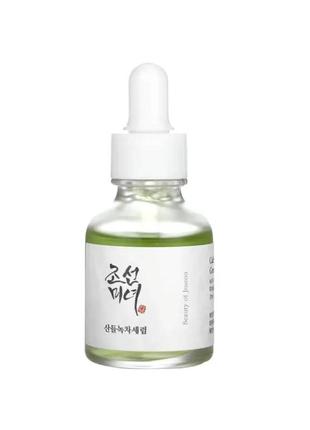 Заспокійливий серум beauty of joseon calming serum green tea+panthenol, 30 мл