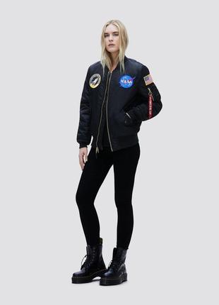 Куртка бомбер nasa ma-1 bomber jacket w alpha industries