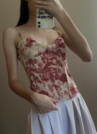 Топ, топ-корсет тайдай pretty little thing