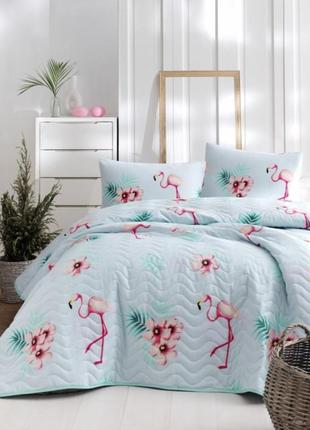 Покрывало стеганное с наволочками eponj home - maylin pudra пудра
покривало