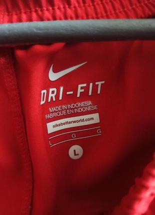 Nike dri-fit шорти чоловічі спортивні червоні2 фото