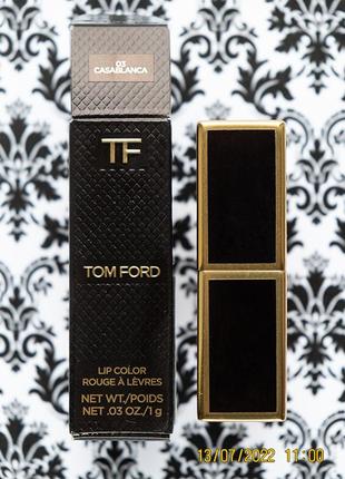 Люкс 💄 бездоганна нюдова помада для губ tom ford lip color 03 casablanca lipstick 1 г1 фото