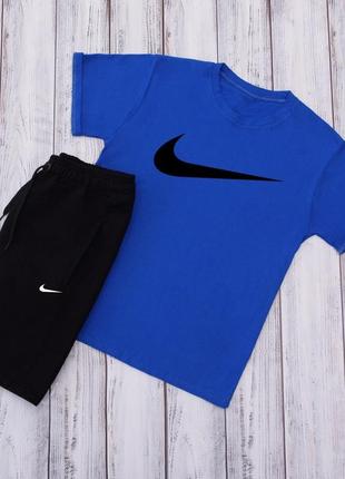 Літній чоловічий спортивний трикотажний костюм nike