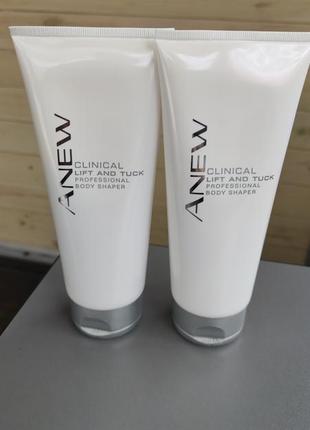 Підтягуючий зміцнюючий крем лосьен для тіла ейвон avon anew clinical1 фото