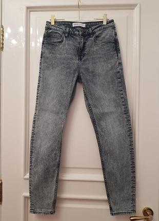 Джинси скінні zara basic z1975 denim "варені"1 фото