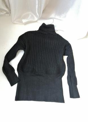 ✅ светр з високою горловиною розмір універсальний, бирок зі складом тканини немає, у язка шалено ніж3 фото