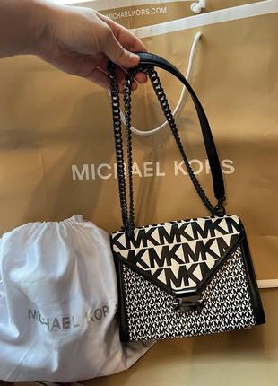 Сумка michael kors whitney large logo