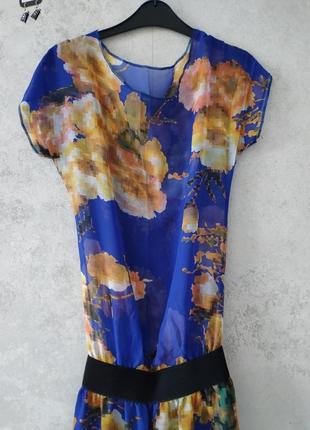 Платье длинное, макси, s, m 2