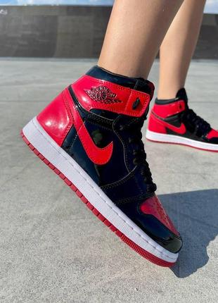 Кросівки жіночі airjordan retro1 black blue white / жіночі кросівки найк аїр джордан2 фото