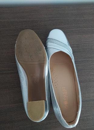 Туфлі жіночі срібні5 фото