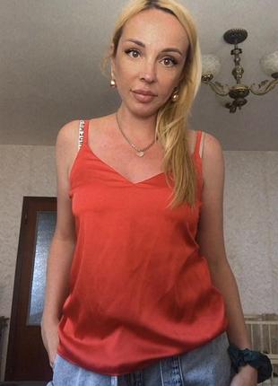 Майка з шовку армані