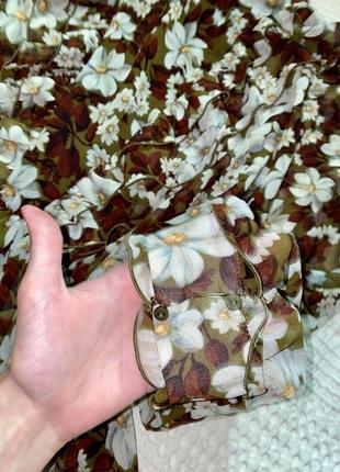 Сукня в квітковий принт zara нове6 фото
